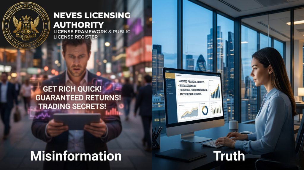 NLA banner featuring misinformation Vs Truth