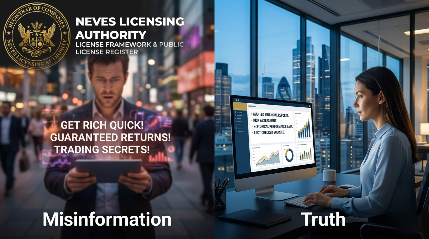 NLA banner featuring misinformation Vs Truth